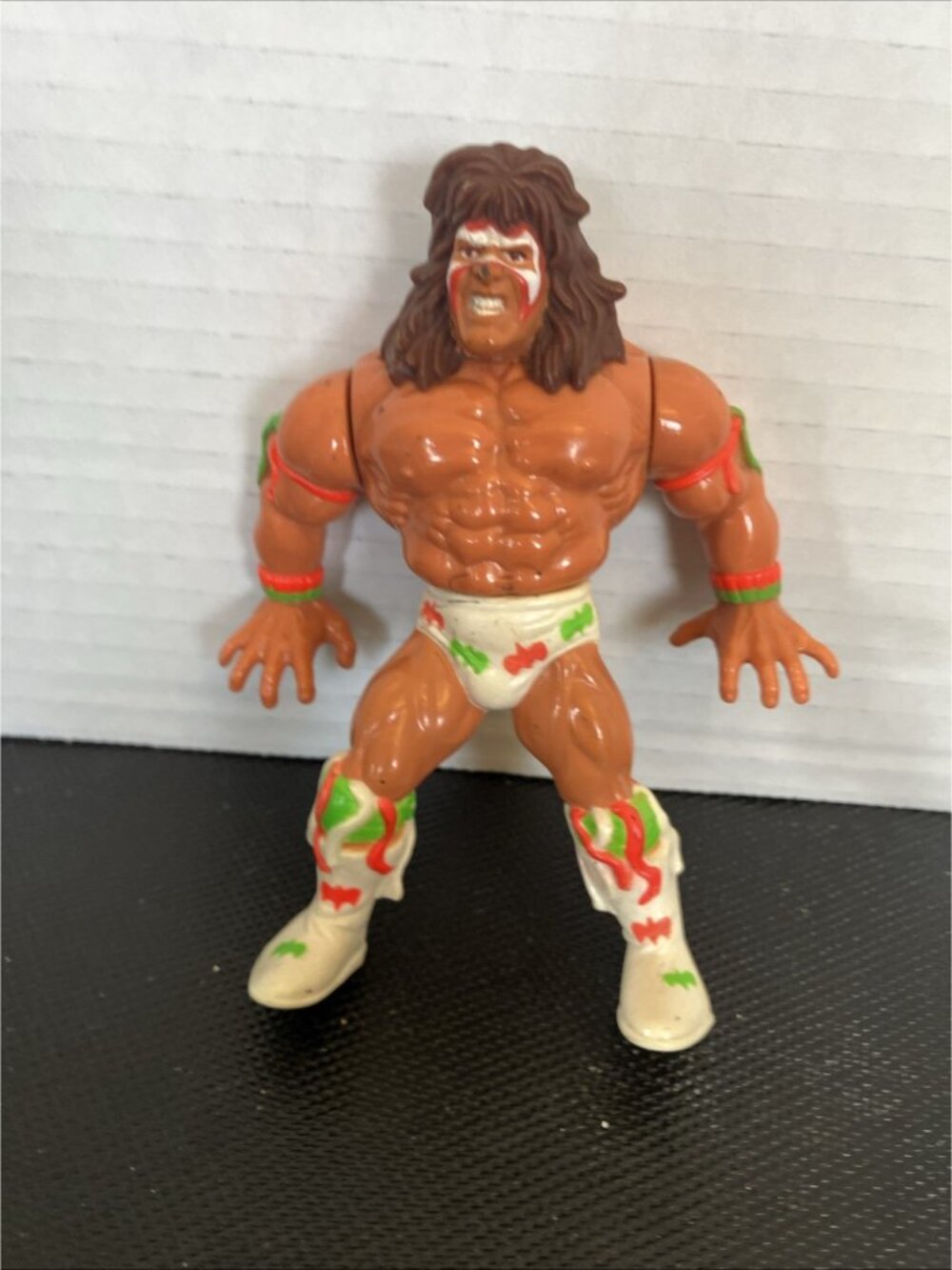 Vintage 1991 WWF Hasbro Ultimate Warrior Action Figure Series 2